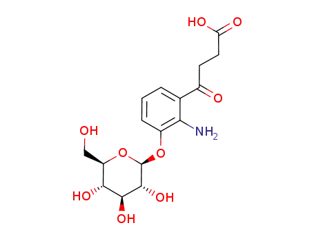 4-(2-아미노-3-히드록시페닐)-4-옥소부탄산 O-글루코시드