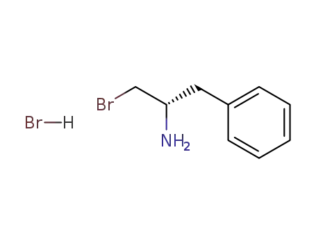 Molecular Structure of 283589-06-0 (Benzeneethanamine, a-(bromomethyl)-, hydrobromide, (aS)-)