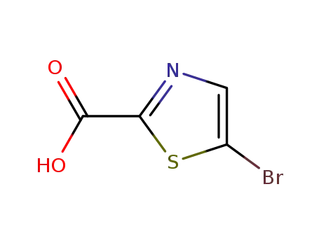 Molecular Structure of 957346-62-2 (5-BROMOTHIAZOLE-2-CARBOXYLIC ACID)