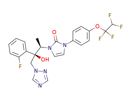 1-[(1R,2R)-2-(2-fluorophenyl)-2-hydroxy-1-methyl-3-(1H-1,2,4-triazol-1-yl)propyl]-3-[4-(1,1,2,2-tetrafluoroethoxy)phenyl]-2(1H,3H)-imidazolone