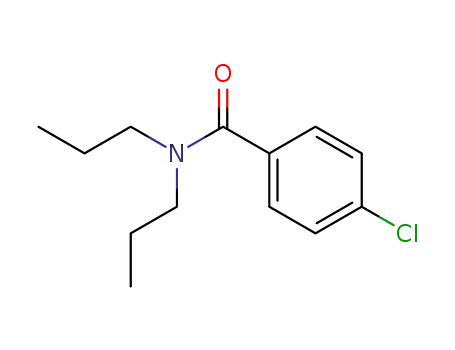 Molecular Structure of 2447-87-2 (4-Chloro-N,N-di-n-propylbenzaMide, 97%)
