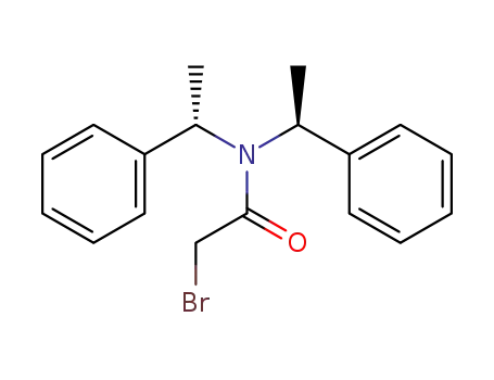 Molecular Structure of 284662-16-4 ((S,S)-N-bromoacetyl-bis(α-methylbenzyl)amine)