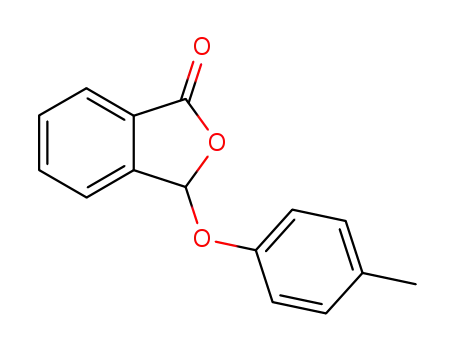Molecular Structure of 61133-34-4 (1(3H)-Isobenzofuranone, 3-(4-methylphenoxy)-)