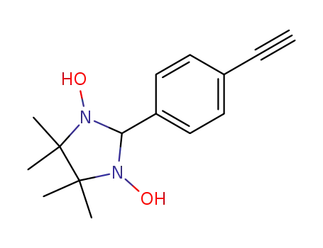 Molecular Structure of 124774-78-3 (4-ethynyl-1-(1,3-dihydroxy-4,4,5,5-tetramethylimidazolin-2-yl)benzene)