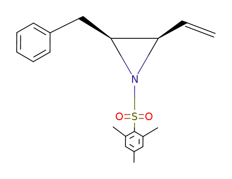(2R,3S)-3-benzyl-N-(2,4,6-trimethylbenzensulfonyl)-2-vinylaziridine