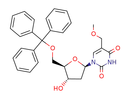 5-methoxymethyl-5'-triphenylmethyl-2'-deoxyuridine