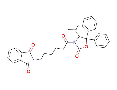 (R)-4-(1-methylethyl)-3-(1-oxo-5-phthalimidohexanoyl)-5,5-diphenyloxazolidin-2-one