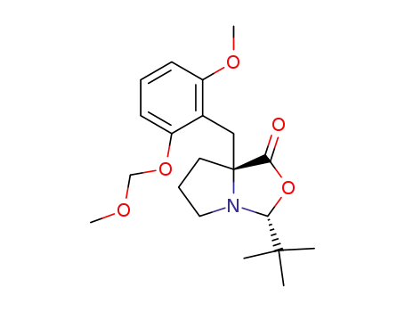 (3R,7aR)-3-(tert-butyl)-7a-[2-methoxy-6-(methoxymethoxy)benzyl]perhydropyrrolo[1,2-c][1,3]oxazol-1-one