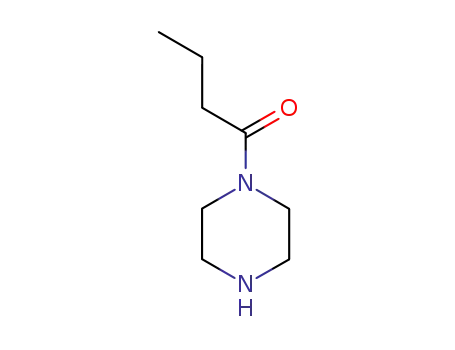 Molecular Structure of 18903-04-3 (Piperazine, 1-(1-oxobutyl)- (9CI))