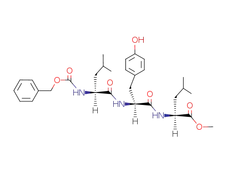 Molecular Structure of 60662-24-0 (Z-Leu-Tyr-Leu-OMe)