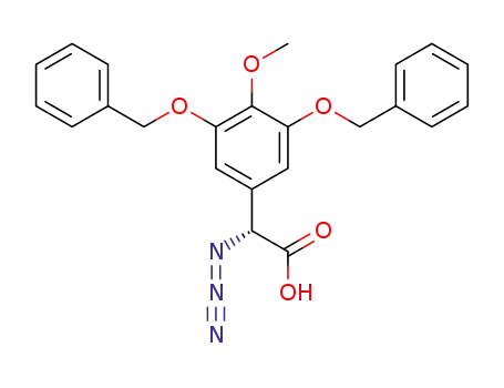 (2R)-2-azido-2-[3,5-bis(benzyloxy)-4-methoxyphenyl]ethanoic acid