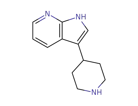 Molecular Structure of 149692-82-0 (3-PIPERIDIN-4-YL-1H-PYRROLO[2,3-6]PYRIDINE HCL)