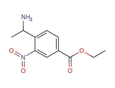 4-(1-aminoethyl)-3-nitrobenzoic acid ethyl ester