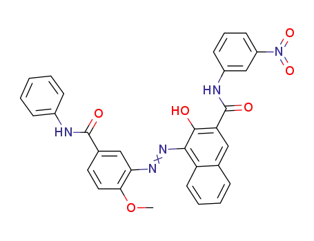 4-((5-(Anilino)carbonyl-2-methoxyphenyl)azo)-3-hydroxy-N-(3-nitrophenyl)naphthalene-2-carboxamide