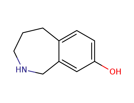 Molecular Structure of 247133-23-9 (2,3,4,5-TETRAHYDRO-1H-BENZO[C]AZEPIN-8-OL)