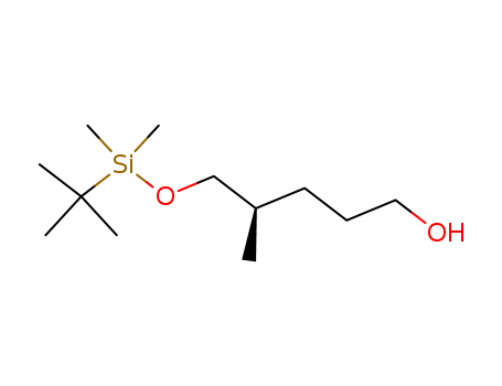 1-Pentanol, 5-[[(1,1-dimethylethyl)dimethylsilyl]oxy]-4-methyl-, (R)- CAS No  143728-66-9