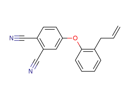 Molecular Structure of 342651-71-2 (1,2-Benzenedicarbonitrile, 4-[2-(2-propenyl)phenoxy]-)
