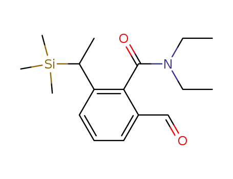 N,N-diethyl-2-formyl-6-(1-trimethylsilylethyl)benzamide
