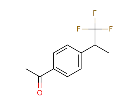 1-(4-(1,1,1-trifluoropropan-2-yl)phenyl)ethanone
