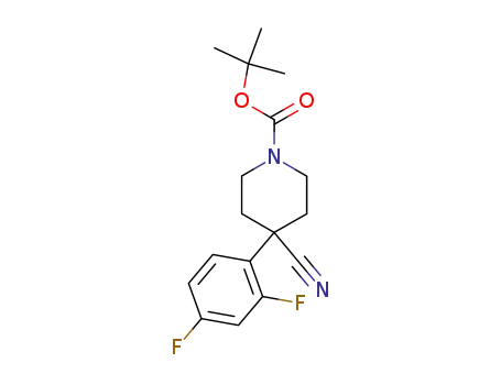 1-BOC-4-CYANO-4- (2,4-DIFLUOROPHENYL)-피 페리 딘