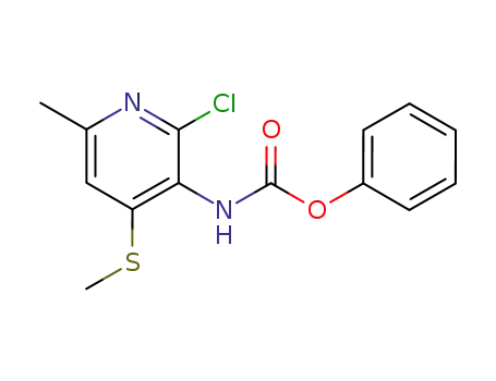 phenyl N-<2-chloro-6-methyl-4-(methylthio)pyridin-3-yl>carbamate