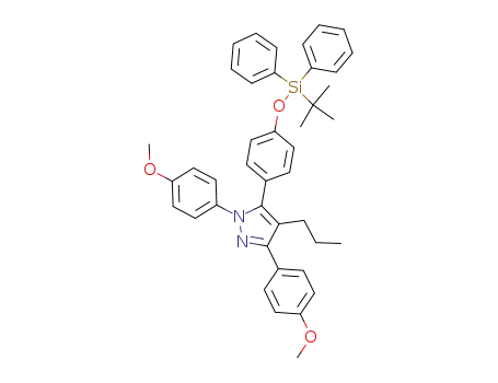 5-[4-(tert-butyldiphenylsilanyloxy)phenyl]-4-propyl-1,3-bis(4-methoxyphenyl) 1H-pyrazole