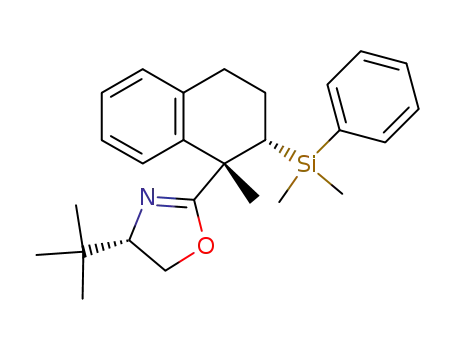 (S)-4-tert-Butyl-2-[(1S,2S)-2-(dimethyl-phenyl-silanyl)-1-methyl-1,2,3,4-tetrahydro-naphthalen-1-yl]-4,5-dihydro-oxazole