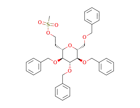 3,7-anhydro-4,5,6,8-tetra-O-benzyl-2-deoxy-1-O-methanesulfonyl-D-glycero-D-gulo-octitol