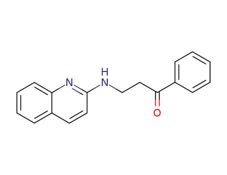 1-Phenyl-3-[(quinolin-2-yl)amino]propan-1-one