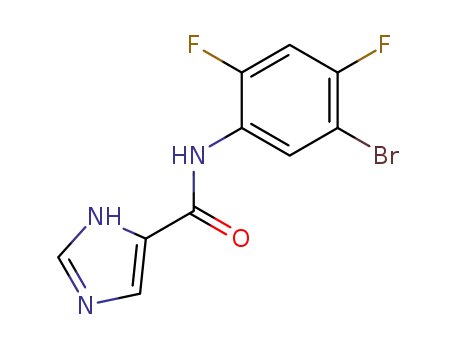 3<i>H</i>-imidazole-4-carboxylic acid (5-bromo-2,4-difluoro-phenyl)-amide