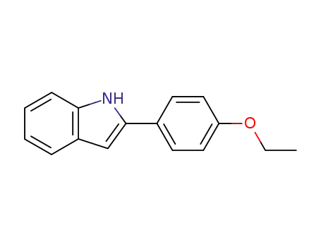Molecular Structure of 5883-84-1 (2-(4-ETHOXY-PHENYL)-1H-INDOLE)