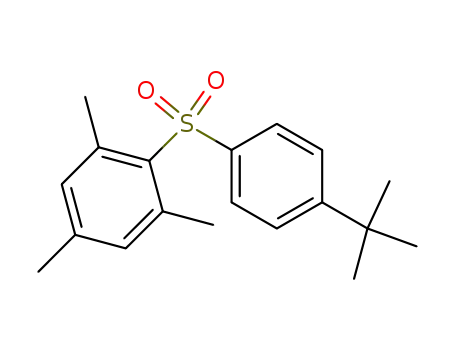 Molecular Structure of 40487-38-5 (2-((4-(tert-butyl)phenyl)sulfonyl)-1,3,5-trimethylbenzene)