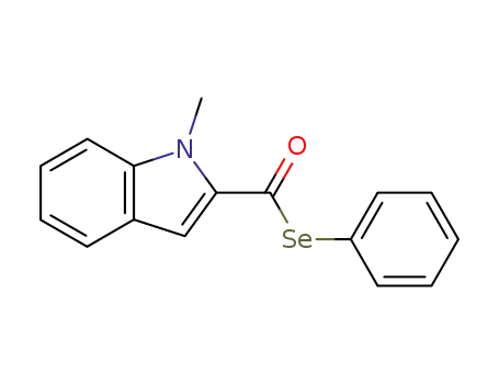 1-methyl-1<i>H</i>-indole-2-carboselenoic acid <i>Se</i>-phenyl ester