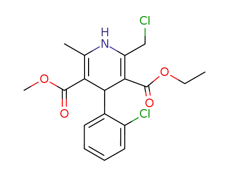 3-ethyl 5-methyl 2-(chloromethyl)-4-(2-chlorophenyl)-1,4-dihydro-6-methylpyridine-3,5-dicarboxylate