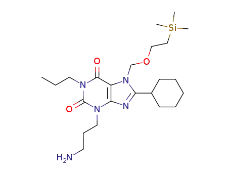 3-(3-aminopropyl)-8-cyclohexyl-1-propyl-7-(2-(trimethylsilyl)ethoxymethyl)xanthine