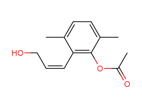 2-[(Z)-3-hydroxy-1-propenyl]-3,6-dimethylphenyl acetate