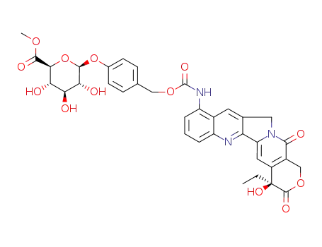 methyl N-[9-(β-D-glucuronyl)benzyloxycarbonyl]aminocamptothecin