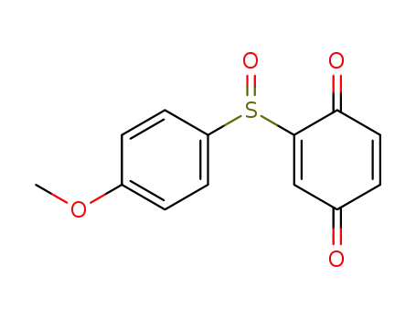 (+/-)-2-(p-methoxyphenylsulfinyl)-1,4-benzoquinone
