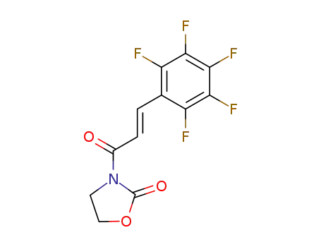 N-(trans-2',3',4',5',6'-pentafluorocinnamoyl)oxazolidin-2-one