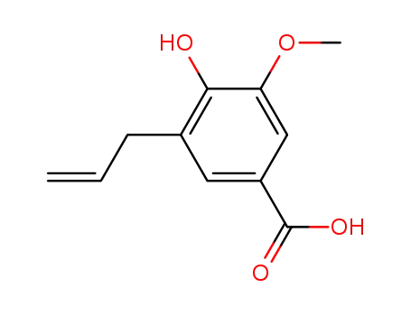 3-allyl-4-hydroxy-5-methoxy-benzoic acid