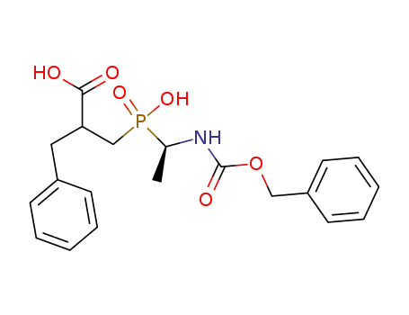 2(R,S)-benzyl-3-{hydroxy[1'(R)-(N-benzyloxycarbonylamino)ethyl]phosphinyl}propanoic acid