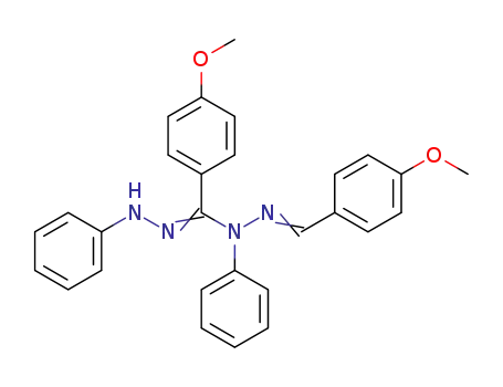 4-methoxy-<i>N</i><sup>2</sup>-(4-methoxy-benzylidene)-<i>N</i><sup>1</sup>,<i>N</i><sup>4</sup>-diphenyl-benzohydrazidine