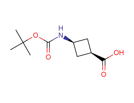 Molecular Structure of 1008773-79-2 (CIS-3-BOC-AMINOCYCLOBUTANECARBOXYLIC ACID)