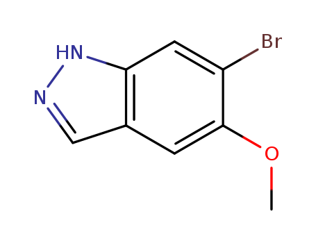 1H-Indazole, 6-bromo-5-methoxy-(1206800-17-0)