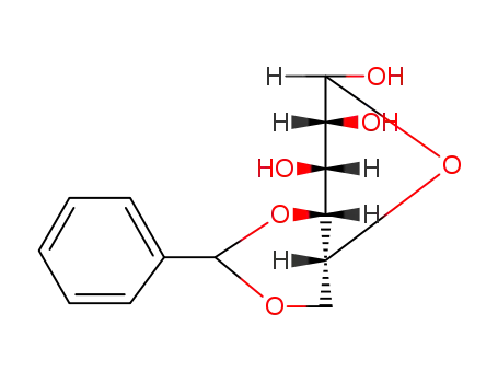 Molecular Structure of 3006-41-5 (4,6-O-BENZYLIDENE-D-GALACTOSE)
