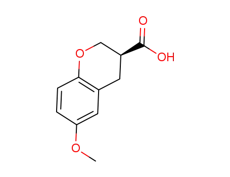 2H-1-Benzopyran-3-carboxylic acid, 3,4-dihydro-6-Methoxy-, (3S)-