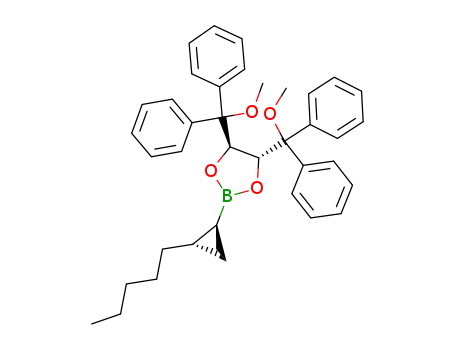 (4R,5R)-4,5-Bis-(methoxy-diphenyl-methyl)-2-((1S,2S)-2-pentyl-cyclopropyl)-[1,3,2]dioxaborolane