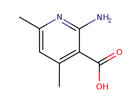 Molecular Structure of 106837-89-2 (2-AMINO-4,6-DIMETHYLNICOTINIC ACID)