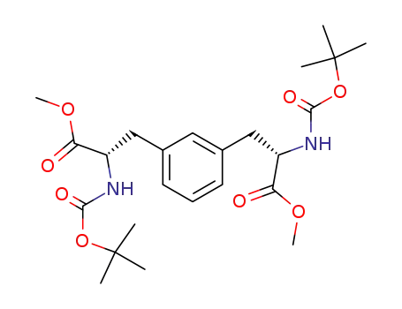 methyl (S)-2-[(tert-butoxycarbonyl)amino]-3-[3-[(S)-2-[(tert-butoxycarbonyl)amino]-3-methoxy-3-oxopropyl]phenyl]propanoate