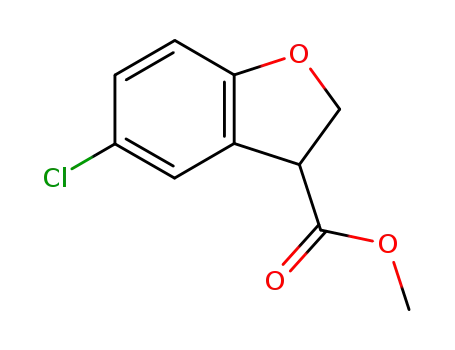3-Benzofurancarboxylic acid, 5-chloro-2,3-dihydro-, methyl ester